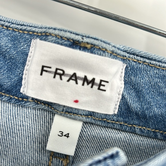 FRAME LE CROP MINI BOOT MID RISE JEANS 34 - Picture 5 of 13